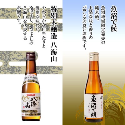 【2023年4月上旬発送】熨斗 八海山 5選 飲比 本醸造 魚沼で候 大吟醸 純米大吟醸 雪室三年