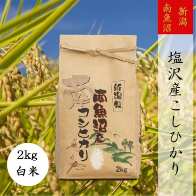 【令和6年産】【高級】南魚沼しおざわ産こしひかり2kg(精米)