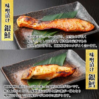 【無地熨斗】味噌漬け 漬け魚 銀鮭 銀鱈 キンキ 計6切 ホタテ 4個入 新潟県 南魚沼市 10