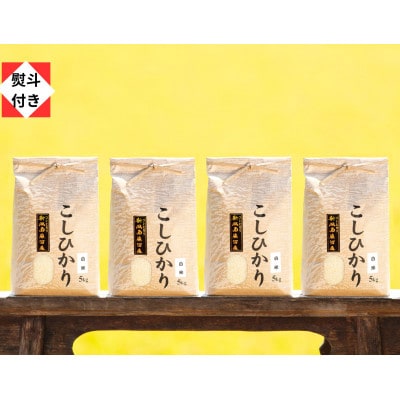 【のし付き】【令和6年産 新米】南魚沼産コシヒカリ(白米20kg)新潟県の美味しいお米
