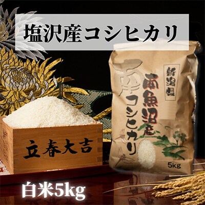 【毎月定期便】【高級】南魚沼しおざわ産こしひかり5kg(白米)全3回
