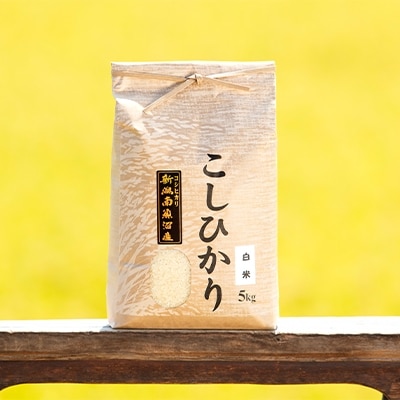 2022年8月発送開始『定期便』南魚沼産こしひかり(白米)【5kg】全3回