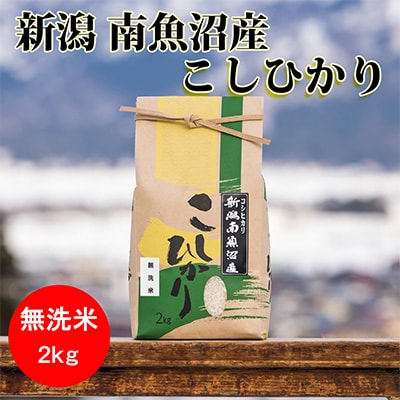 2023年3月発送開始『定期便』南魚沼産コシヒカリ(無洗米)【2kg】全6回