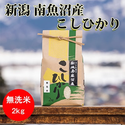 2023年3月発送開始『定期便』南魚沼産コシヒカリ(無洗米)【2kg】全12回