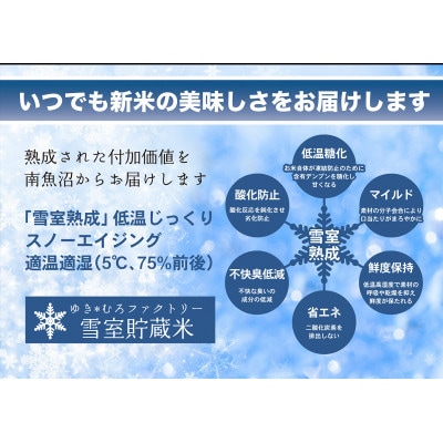 雪室(ゆきむろ)貯蔵米 南魚沼塩沢産コシヒカリ2kg