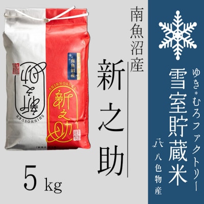 雪室貯蔵米 南魚沼産 新之助5kg
