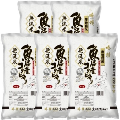 2022年5月発送開始『定期便』《無洗米》南魚沼産コシヒカリ10kg全6回