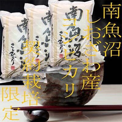 2023年4月発送開始『定期便』生産者限定 契約栽培 南魚沼しおざわ産コシヒカリ精米15Kg全9回