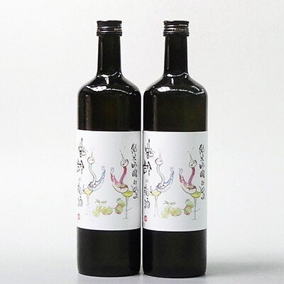 青木酒造 鶴齢の梅酒 純米吟醸仕込み 720ml×2本