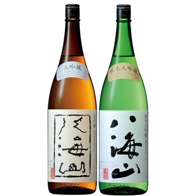 日本酒 八海山 大吟醸・純米大吟醸 1800ml×2本