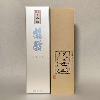 鶴齢・八海山 大吟醸飲み比べセット(720ml×2本)