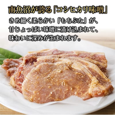 南魚沼産 コシヒカリ 5kg 精米 もちぶたの味噌漬け 2枚入 180g×2【複数個口で配送】