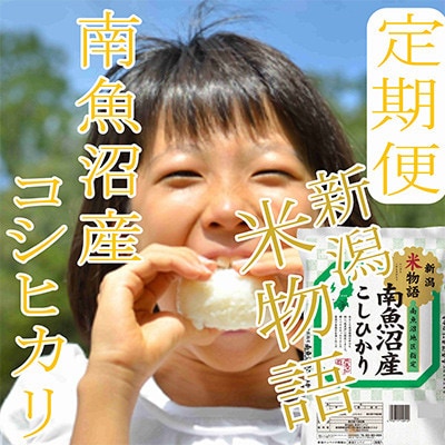 【発送月固定定期便】【米物語●4Kg】南魚沼産コシヒカリ全6回
