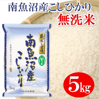 【2023年7月中旬発送】【令和4年産】≪無洗米≫南魚沼産こしひかり 精米 5kg