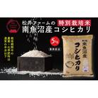 【毎月定期便】(無洗米)南魚沼産コシヒカリ～特別栽培米～(5kg)全3回