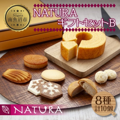 NATURA ギフトセットB 10個 焼き菓子 詰合せ 魚沼ばうむ ナトゥーラ 新潟県 南魚沼市
