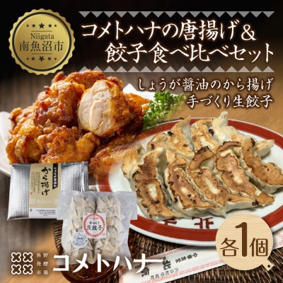 しょうが醤油から揚げ・手づくり餃子 各1パック  冷凍 新潟県 南魚沼市