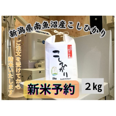 【令和7年産・新米予約】新潟県南魚沼市の豊かな自然が育んだ、極上のコシヒカリ　2kg