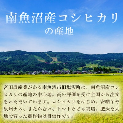 【令和8年産新米予約】南魚沼産こしひかり　みやた米20kg(5kg×4袋)新潟県南魚沼市