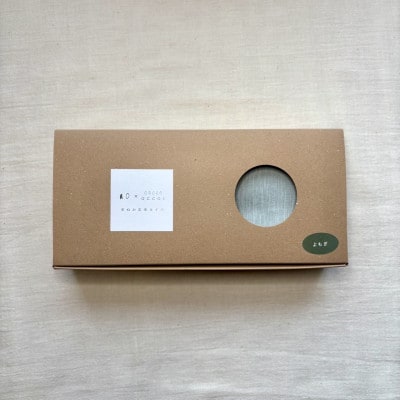 ao×accos【首肩用】米ぬか玄米カイロ(よもぎ入り)なめらか点天竺　千草　1個