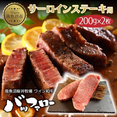 サーロイン ステーキ用 200g×2枚 計400g