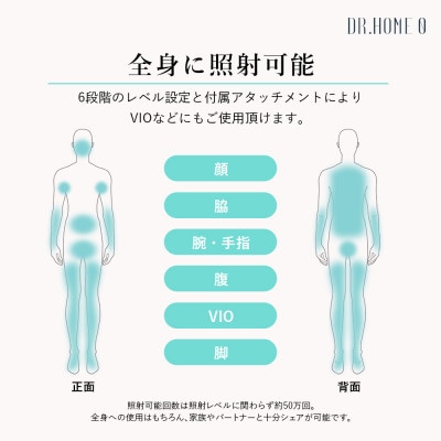 DR.HOME 0 (LIGHT BLUE) マッサージジェルセット 高級 家庭用 光美容器 日本製