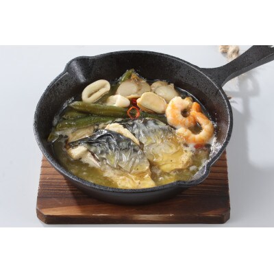 魚介類4種のアヒージョセット