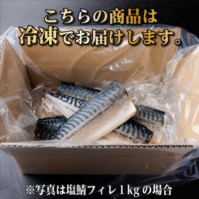 【訳あり】ノルウェー産　塩さば　フィレ　約2kg