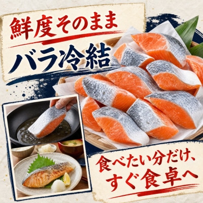 【訳あり】北海道産 塩鮭(秋鮭) 切り身 約2kg 冷凍