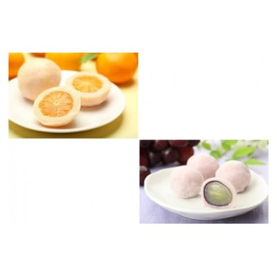 シャリッ!!と葛バー&いっぺん食べてみや～!!生クリーム大福・フルーツ大福セット