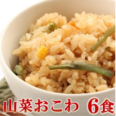 山菜おこわ(高山市産「たかやまもち」使用)　6食セット