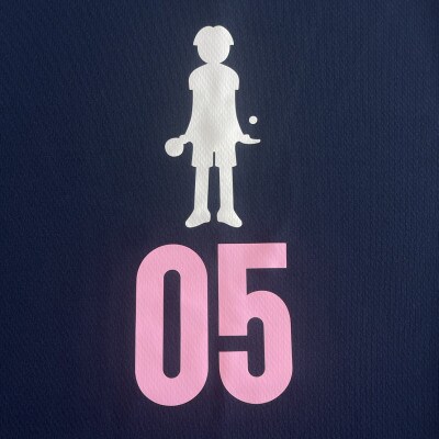 JTTA公認　卓球ユニフォーム【男女兼用(ドライ):Mサイズ】プレイヤー　05　ネイビー
