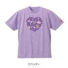 JTTA公認　卓球ユニフォーム【男女兼用(ドライ):160サイズ】ネバーバックダウンA　ラベンダー