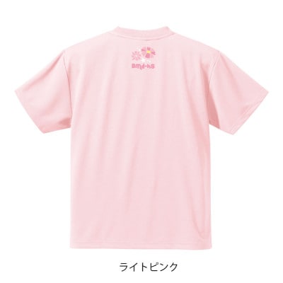 JTTA公認　卓球ユニフォーム【男女兼用(ドライ):140サイズ】ネバーバックダウンA　ライトピンク