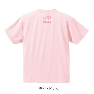 JTTA公認　卓球ユニフォーム【男女兼用(ドライ):150サイズ】ネバーバックダウンA　ライトピンク