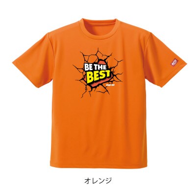 JTTA公認　卓球ユニフォーム【男女兼用(ドライ):Mサイズ】ビーザベスト　オレンジ