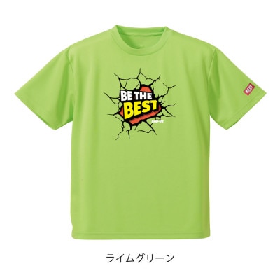JTTA公認　卓球ユニフォーム【男女兼用(ドライ):Sサイズ】ビーザベスト　ライムグリーン