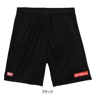 JTTA公認　卓球ユニフォーム【男女兼用:Sサイズ】BMDパンツ2　ブラック