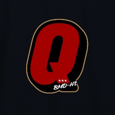 JTTA公認　卓球ユニフォーム【男女兼用(ドライ):XXLサイズ】アルファベット　Q　ブラック