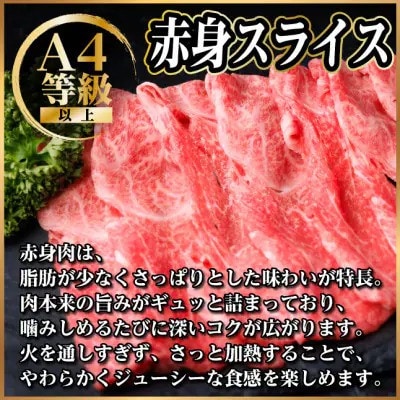 飛騨牛　厳選赤身スライス　1kg A4～A5等級　黒毛和牛  小分け