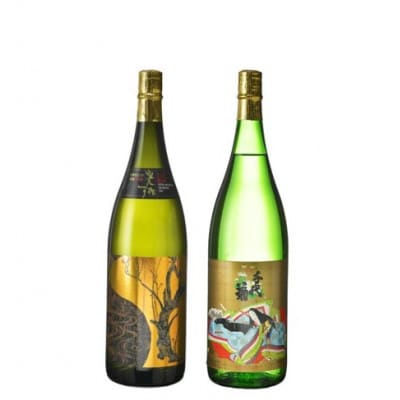 大吟醸 光琳 紅白梅と黄金吟醸 千代菊 セット(1800ml×各1本)計2本　