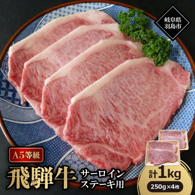 A5等級飛騨牛:サーロインステーキ用1kg