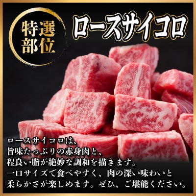 飛騨牛　ロースサイコロステーキ　約800g