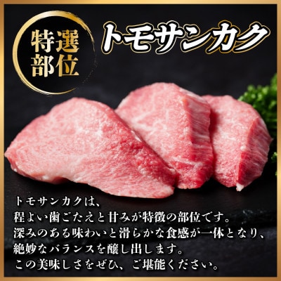 飛騨牛　トモサンカクステーキ約400g
