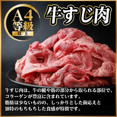 飛騨牛 牛すじ肉 約1.5kg(約500g×3) 訳あり【冷蔵便】A4～A5等級