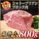 飛騨牛 シャトーブリアンブロック 約800g 【冷蔵便】A4～A5等級 黒毛和牛 ステーキなどに