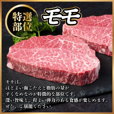【毎月定期便】飛騨牛 厚切りモモステーキ定期便 400g全3回