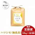 【発送月固定定期便】【先行予約】岐阜県産ハツシモ(無洗米)10kg【隔月定期便】全3回