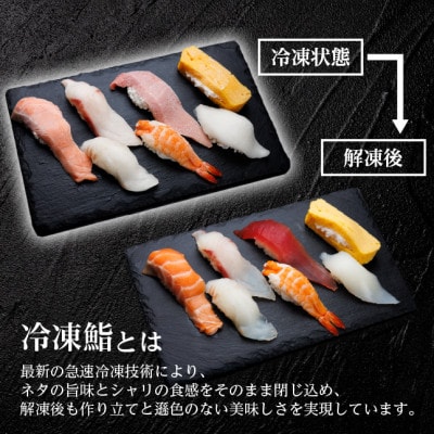 【冷凍鮨】まぐろ寿司(8貫×2パック)