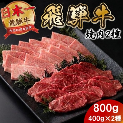 飛騨牛焼肉2種セット4人前 計800g